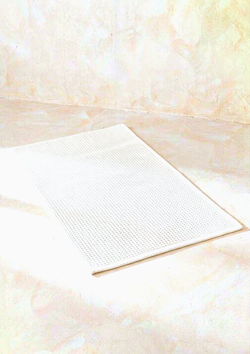 Waffle Bath Mat in Ivory