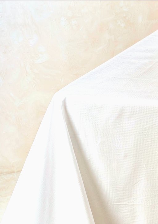 Organic Cotton Percale Sheet Set in Chalk